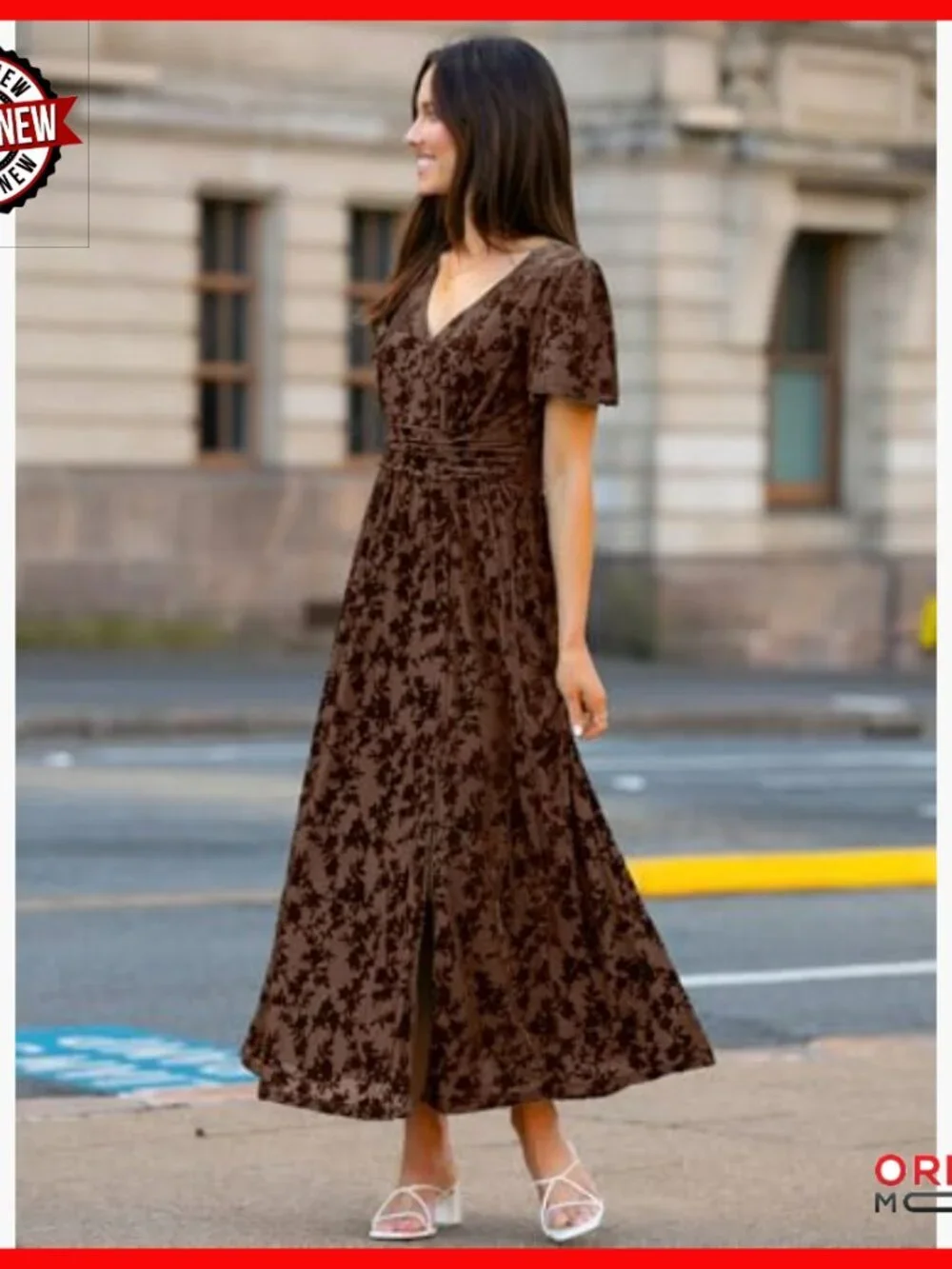 Velvet Maxi Dress V Neck Empire Waist Formal Cocktail Long Dress